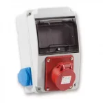 TP Electric Ipari doboz szerelt 130x220 1x(5P16A) + 2x(2P+F) oldalsó IP44 3318-002-5000 Akciós ár