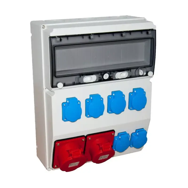 TP Electric Ipari doboz szerelt 300x400mm, IP44, 1x(5P16A) + 1x(5P32A) + 6x(2P+F), gyorscsatlakozós aljzatokk 3360-600-5171HH Korlátozott ajánlat
