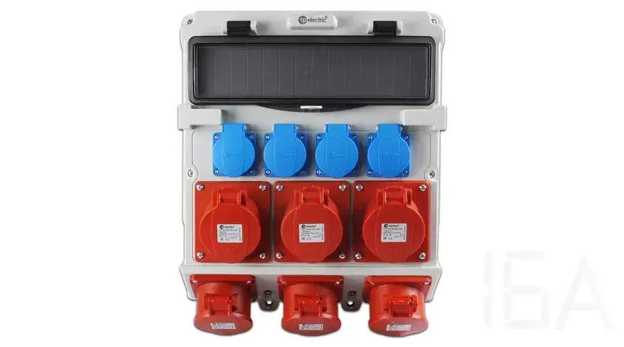 TP Electric Szerelt ipari doboz 300x340, IP44, 4x(2P+F)+3x(5x32A)+3x(5x32A), 14 modulos 3620-400-0706 Gyors kiszállítás