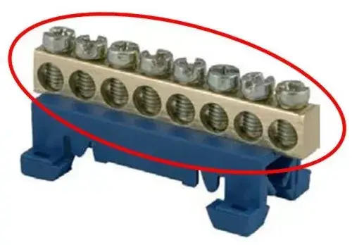 Akció Tehnoplast Földelő és nullvezető bekötőkapocs 5 furattal THP-K5