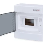 Tehnoplast Falon kívüli kiselosztó doboz, C sorozat, 8 modulos,átlátszó ajtó-1soros,215x236x102mm,IP40 THP-N8C Legnépszerűbb