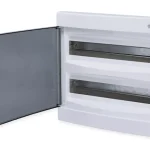 Tehnoplast Süllyesztett kiselosztó doboz, C sorozat, 36 modulos,átlátszó ajtó-2soros,392x357x106mm,IP40 THP-U2x18C Legnépszerűbb