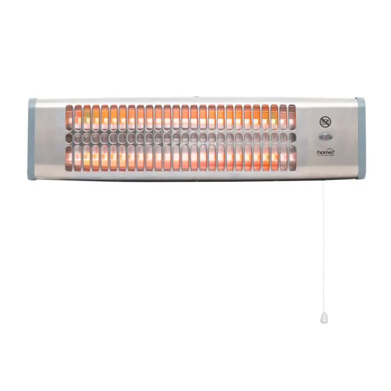 HOME FK20 kvarccsöves fűtőtest, 1200 W, 2 fokozat, fémház, falra szerelhető kivitel Újdonság