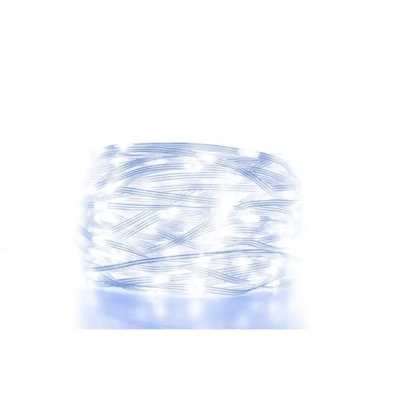 Szuper akció Home KKL1012DWH DOT LED-es fényfüzér, 1000db hidegfehér LED, 70m hosszú, 8+4 funkció, átlátszó vezeték, adapteres tápellátás, beltéri kivitel