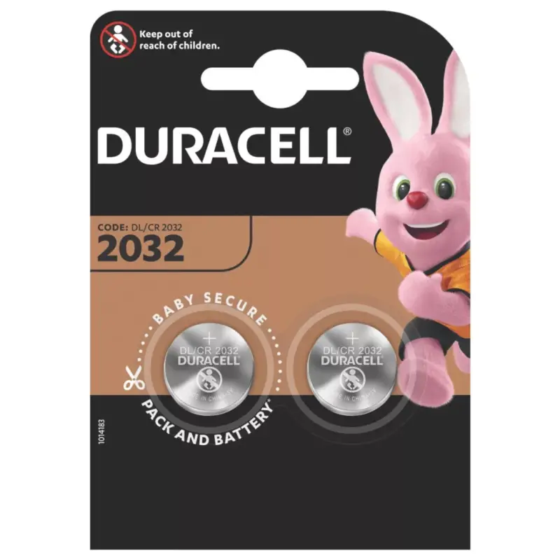 Duracell DL2032 10PP040028 lítium gombelem, 3,2 V feszültség, 2db/bliszter Árcsökkenés