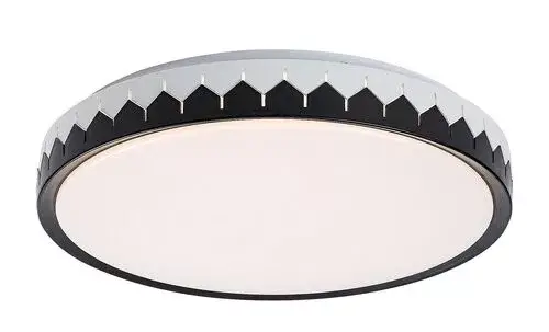 Biztonságos fizetés Rábalux 71303 Malin Beltéri lámpa, Mennyezeti lámpa, fekete/ szürke-fehér LED 24, IP20