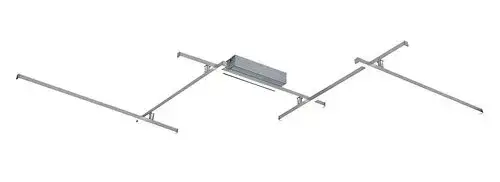 Csak ma Rábalux 71020 Negan Beltéri lámpa, Mennyezeti lámpa, ezüst-fehér LED 40, IP20