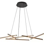 Rábalux 72369 Severine Beltéri lámpa, Függeszték, fekete/ arany-fehér LED 40, IP20 Expressz szállítás