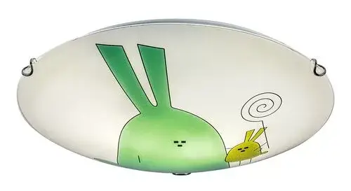 Ajánlat Rábalux 71279 Flappy Beltéri lámpa, Gyereklámpa, fehér-többszínű E27E27 2x MAX 60, IP20