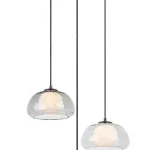 Rábalux 72276 Elowen Beltéri lámpa, Függeszték, fekete-többszínű G9G9 3x MAX 5, IP20 Szuper akció