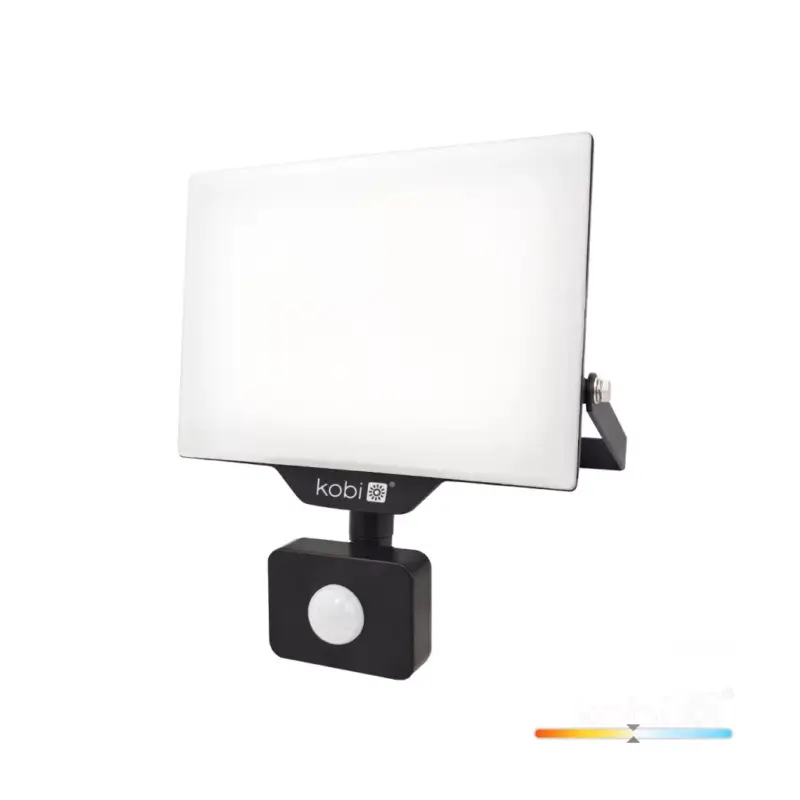 DELYO MHNC LED-reflektor, 110°, IP54, 30 W, Természetes fehér, fekete KOBI-004238 KOBI Legnépszerűbb