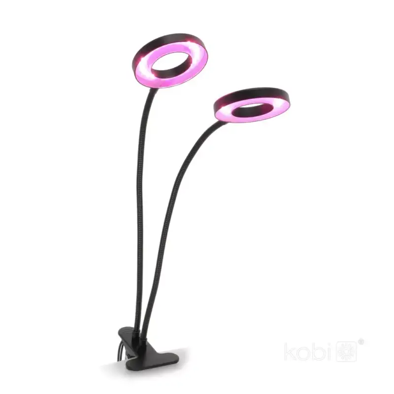 Népszerű LED növénynevelő lámpa LED VITARO RING 2 csiptetős 8W – Kobi Design KOBI-004015 KOBI