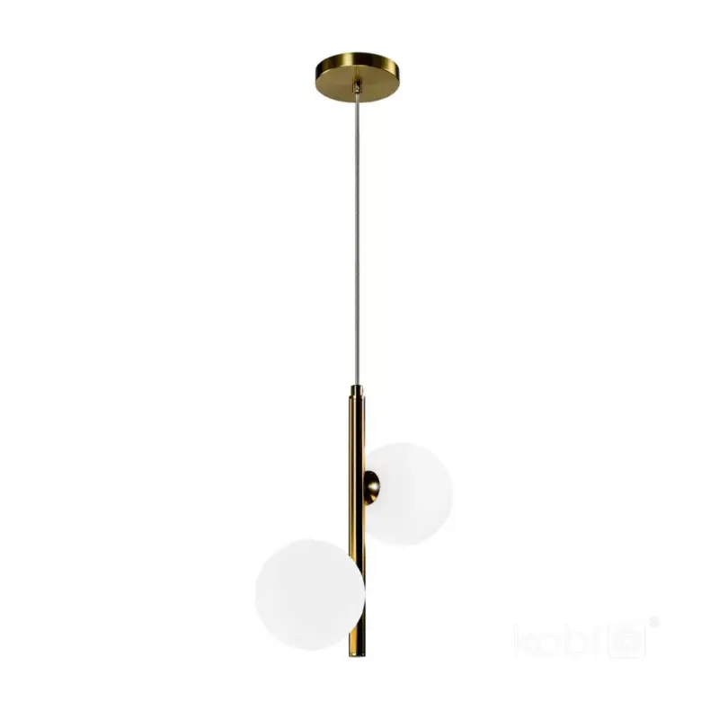 Hanging lamp GLOBE ELEGANCE GOLD S2 2xG9 KobiDesign KOBI-001538 KOBI Akció