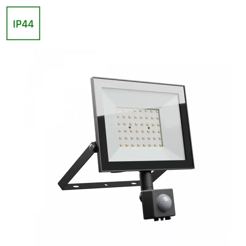 NOCTIS LUX 4 mozgásérzékelős LED-reflektor, 100°, IP44, 50 W, Természetes fehér, fekete SLI029073NW_CZUJNIK_PW SpectrumLED Expressz szállítás
