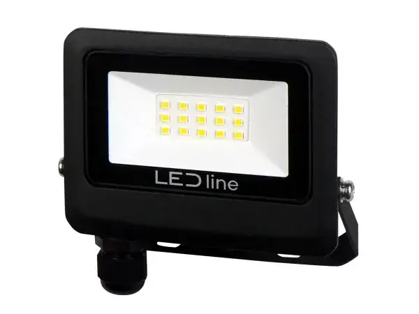 Végkiárusítás PHOTON LED-reflektor, 120°, IP65, 10 W, Természetes fehér, fekete LL-203495 SpectrumLED