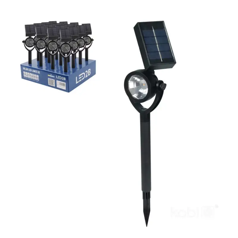 Solar bollard lamp LED LANCE G2 4000K IP44 LED2B KOBI-004504 SpectrumLED Legjobb ár