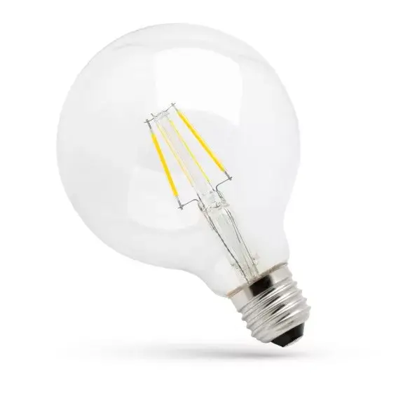 E27 LED-fényforrás, 8 W, filament, Meleg fehér WW 2700K 1000lm, WOJ13868 SpectrumLED Legkelendőbb