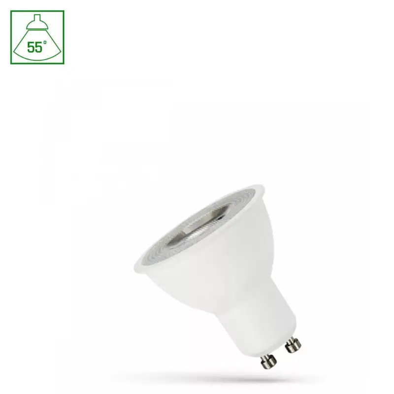 GU10 LED-fényforrás, 4 W, Meleg fehér WW 3000K 300lm, WOJ14089_55ST SpectrumLED Kiárusítás