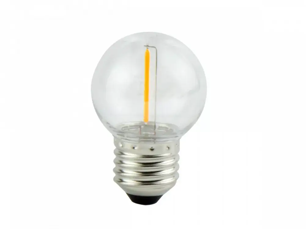 E27 LED-fényforrás, 1 W, filament, Meleg fehér WW 2700K 50lm, LL-478542 LED line Biztonságos fizetés