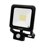 PRIME mozgásérzékelős LED-reflektor, 120°, IP65, 30 W, Hideg fehér, fekete LL-477019 LED line Szezonális akció