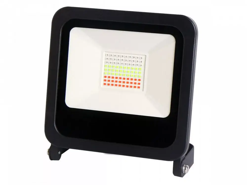PRIME LED-reflektor, 120°, IP65, 50 W, RGB, szabályozható színhőmérséklet, fekete LL-470492 LED line Utolsó esély