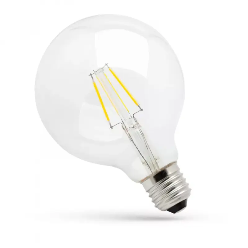 Kiárusítás E27 LED-fényforrás, 8,5 W, filament, szabályozható, Meleg fehér WW 2700K 1150lm, WOJ14642 SpectrumLED