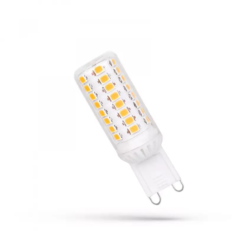 Kiárusítás G9 LED-fényforrás, 4,5 W, Meleg fehér, 5 év garancia WW 3000K 540lm, WOJ14436_4_5W SpectrumLED