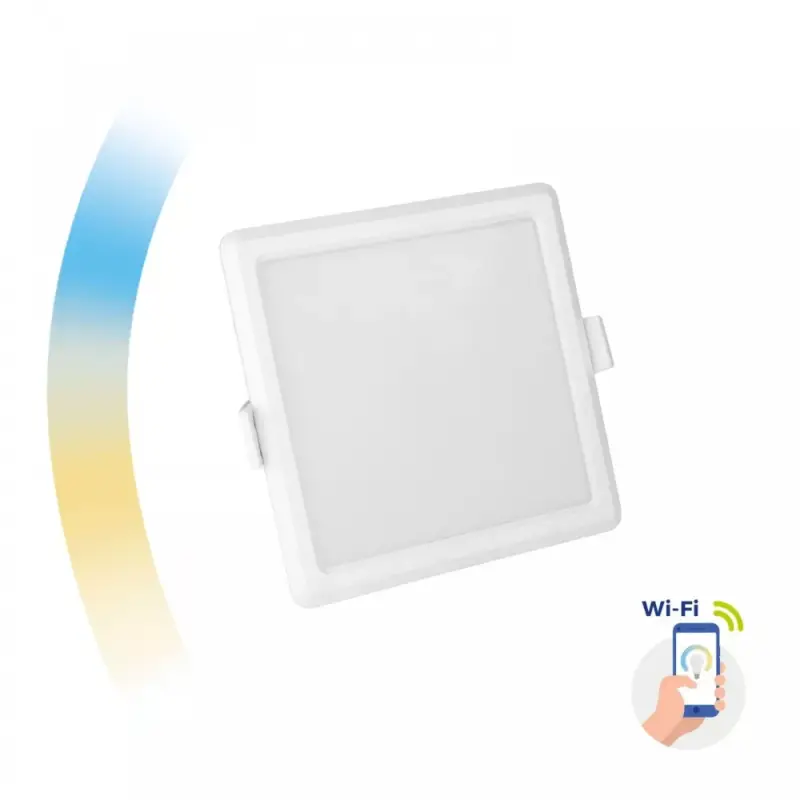 ALGINE 6W CCT+DIM Wi-Fi Spectrum SMART négyzetpanel, süllyeszthető SLI038018CCT SpectrumLED Szezonális akció