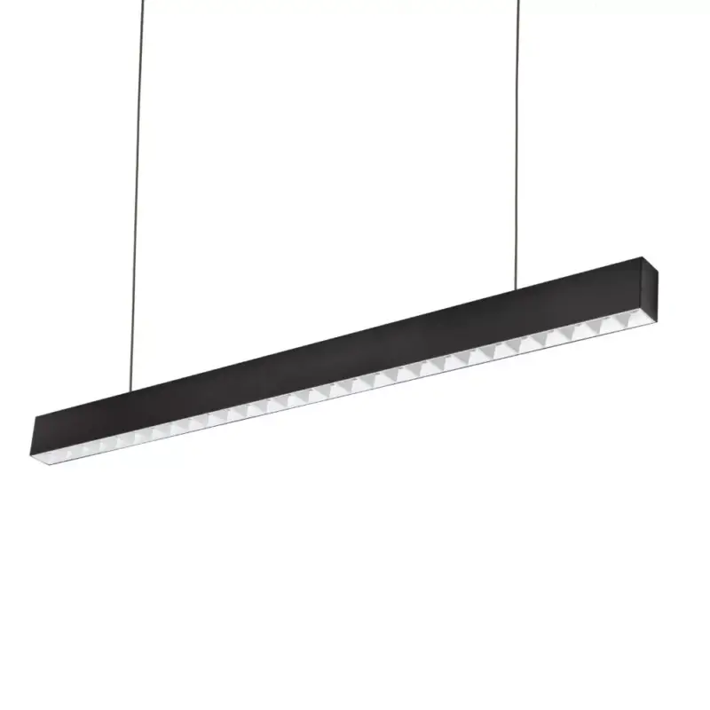 ALLDAY INSPIRE ONE DARK LIGHT Lineáris lámpa, 46W, 80°, IP20, szabályozható, Meleg fehér, fekete, 5 év garancia WOJP06521 SpectrumLED Szuper akció