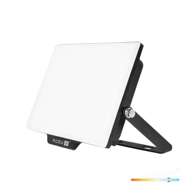 DELYO MHN LED-reflektor, 110°, IP65, 20 W, Hideg fehér, fekete KOBI-004227 KOBI Biztonságos fizetés