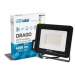 Vásárlói kedvenc DRAGO LED-reflektor, 90°, IP65, 50 W, Természetes fehér, fekete LAB-17-0000-10 LED Labs