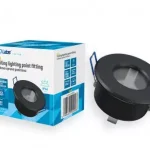 Ceiling lighting point fitting LISA cast round Fixted black LAB-20-0001-90 LED Labs Árcsökkenés