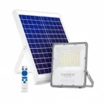 VIDEX GELIO napelemes LED-reflektor, IP65, 100 W, Természetes fehér, szürke LAB-17-0000-21 LED Labs Ajánlat