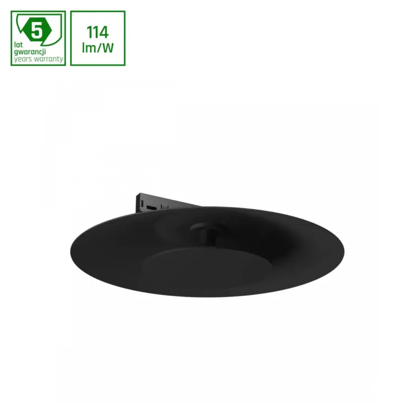 SYSTEM SHIFT NANO - SAUCER PENDANT LIGHT FI170X40MM 7W100DEG BLACK 5Y WARRANTY WLD80018 SpectrumLED Gyors szállítás