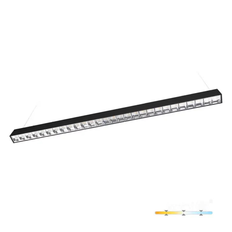 KOLINE K2 Lineáris lámpa, 30W, 60°, IP20, UGR<19, Szabályozható színhőmérséklet, fekete, 5 év, garancia KOBI-003714 KOBI Ne maradj le