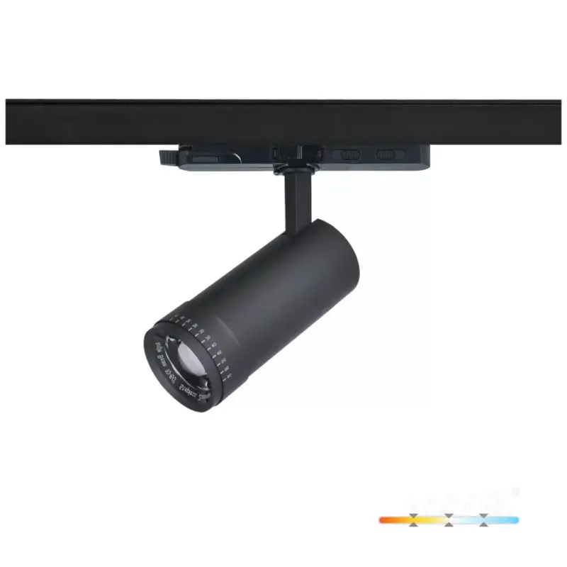 NEXTRACK VISION háromfázisú sínes lámpa, 10W, 10/60°, CRI 90, Szabályozható színhőmérséklet, Fekete KOBI-001825 SpectrumLED Olcsóbb