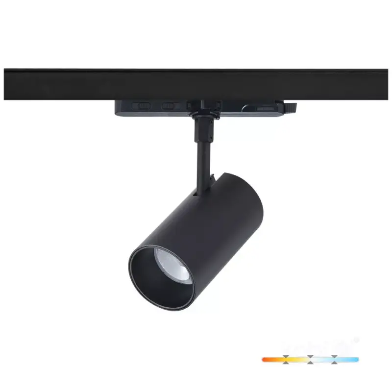 NEXTRACK CORE háromfázisú sínes lámpa, 20W, 36°, CRI 90, Szabályozható színhőmérséklet, Fekete KOBI-001723 KOBI Szezonális akció