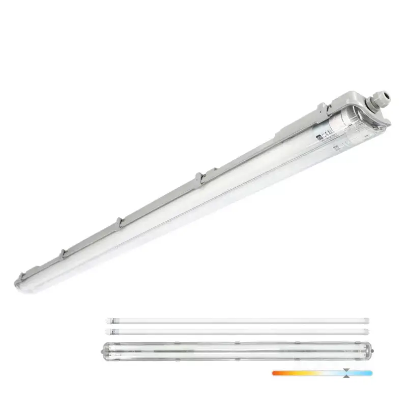 Waterproof set HERMETIC G2 + 2x LED T8 18W 120cm 6500K KOBI KOBI-003679 KOBI Ne maradj le