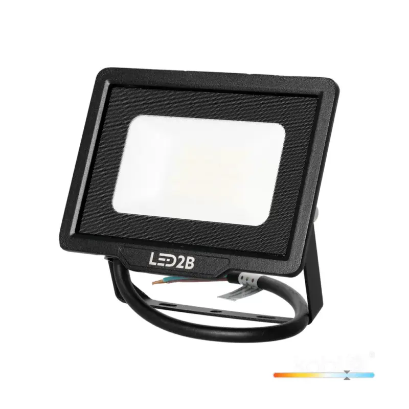 MH LED-reflektor, 120°, IP65, 20 W, Hideg fehér, fekete KOBI-001650 SpectrumLED Vedd meg online