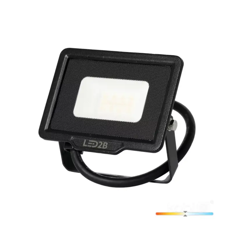 Expressz kézbesítés MH LED-reflektor, 120°, IP65, 10 W, Természetes fehér, fekete KOBI-001643 SpectrumLED