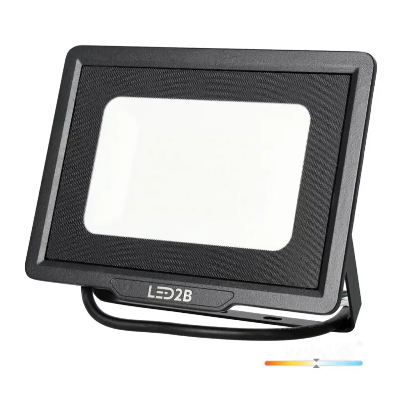 MH LED-reflektor, 120°, IP65, 100 W, Természetes fehér, fekete KOBI-001638 KOBI Újdonság