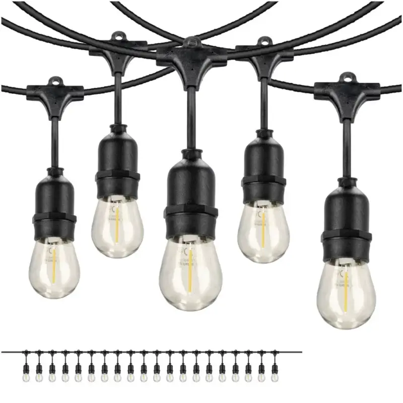 Korlátozott ajánlat Garland BAJA LED SET 20x1W E27 10mKobi Design KOBI-002219 KOBI