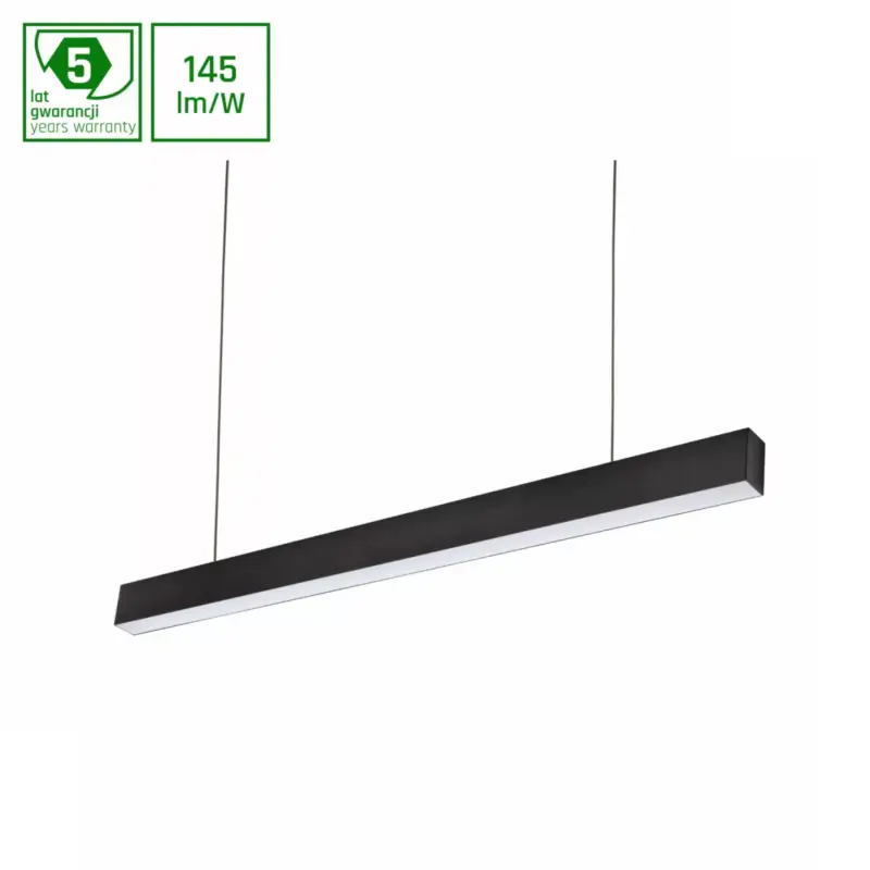 Akció ALLDAY INSPIRE ONE Lineáris lámpa, 30W, 115°, IP20, szabályozható, Természetes fehér, fekete, 5 év garancia WOJP09614 SpectrumLED