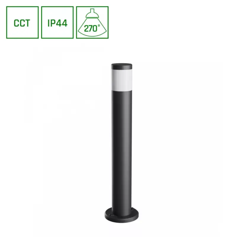 STELLA COLUMN GU10 6W CCT 230V 270DEG IP44 IK08 175X722MM BLACK ROUND SLI003053CCT_PW SpectrumLED Árengedmény