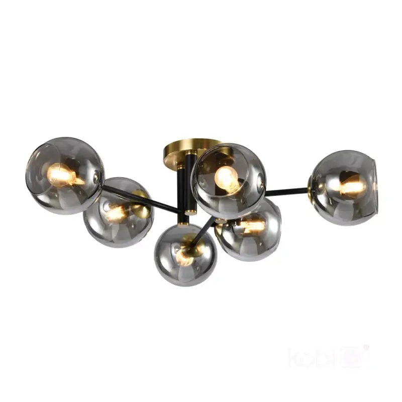 Legnépszerűbb Ceiling lamp GLOBE ELEGANCE SMOKE S6 6xE14 Kobi Design KOBI-001527 KOBI