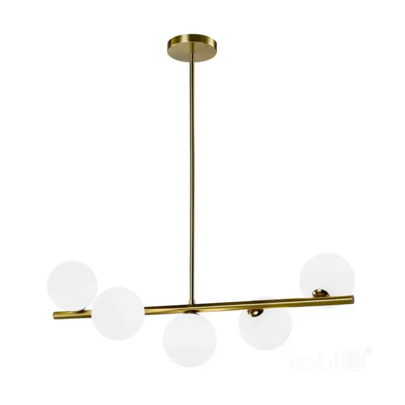 Hanging lamp GLOBE ELEGANCE GOLD S5 5xG9 Kobi Design KOBI-001533 KOBI Azonnali szállítás