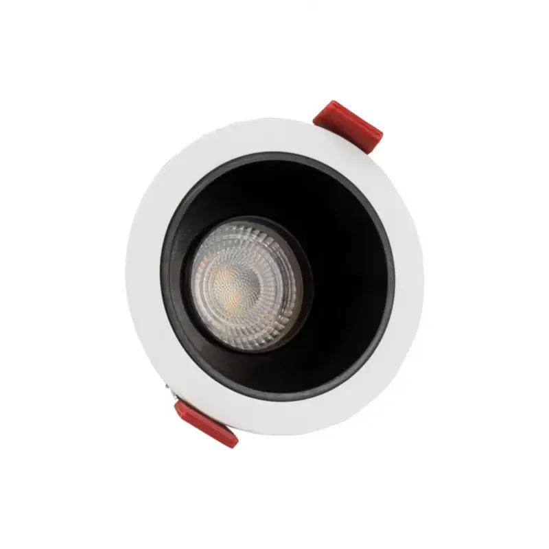 Szuper ajánlat FIALE COMFORT ANTI GLARE GU10 250V IP20 FI85x50mm WHITE round reflector black, adjustable SLIP001017 SpectrumLED