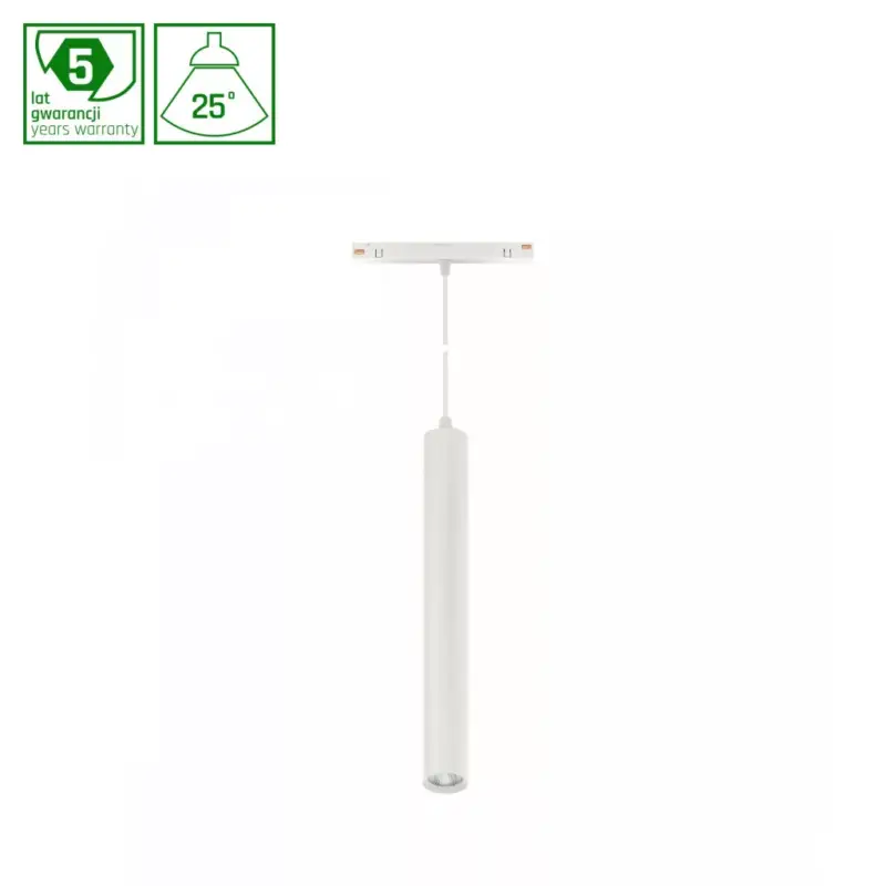 Biztonságos vásárlás SYSTEM SHIFT - HANGIT SUSPENDED SPHERE TRACK LIGHT 40X297 (935MM CABLE) 12W 25DEG WHITE 5Y WARRANTY 2 CIRCUITS WLD40035_2F SpectrumLED