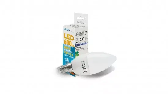Olcsó E14 LED-fényforrás, 7 W, Természetes fehér, NW K lm, LAB-21-1201-14 LED Labs