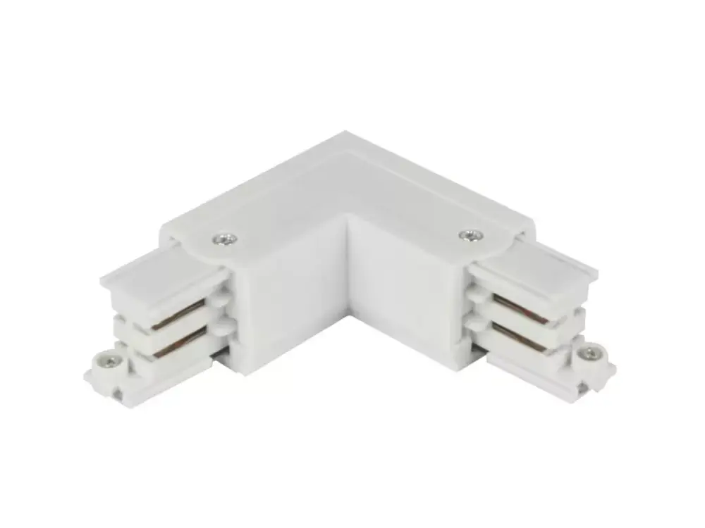 Connector L for 3 phase trak LUMICANTO right white PRIME LL-210707 LED line Expressz kézbesítés